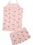 Kız Çocuk Ip Askılı Desenli Atlet Boxer Takım Pamuklu Yumuşacık 1