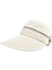 Eva Summer Big Brim Women Boş Top Şapka ile Yaz Çıkarılabilir Kap - Beyaz (Yurt Dışından) 1