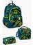 Kids Nefti Siyah Tamir Seti Desenli 3'lü Okul Çanta Seti SET0114417 1