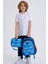 Kids Lacivert Mavi Gemi Desenli 3'lü Okul Çanta Seti SET0114416 2
