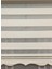 Modern Dekoratif Mikro Pliseli Zebra Stor Perde Alüminyum Kasalı - Krem 4