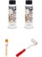 Rich Selfy Decor Antik Beyaz 1000 cc (1400 Gr) Vernikli Boya Dolap Boyama Seti Mobilya Boyası Set 1