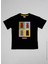 Baskılı Siyah Erkek Çocuk T-Shirt HRBTXT011 4