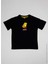 Baskılı Siyah Erkek Çocuk T-Shirt HRBTXT109 4