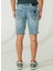 Rahat Erkek Denim Şort 3RZJ65 1500-INDIGO Denım 5