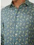 Slim Fit Düğmeli Yaka Mavi Erkek Gömlek Mr Mood Special Edition 4