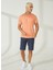 Bisiklet Yaka Pembe Erkek T-Shirt A266T2T02- 2