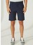 Normal Bel Slim Fit Koyu Mavi Erkek Bermuda Şort A261JONP581TF121/T- 2