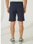 Normal Bel Slim Fit Koyu Mavi Erkek Bermuda Şort A261JONP581TF121/T- 5
