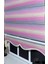 Modern Dekoratif Degrade Pliseli Zebra Stor Perde Alüminyum Kasalı Yüksek Kaliteli - Pembe-Gri 5