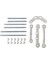 Cnc Metal Pin Konumlandırma Parça Kiti 1/5 Rovan Km Baja 5b 5t 5b 5sc Kamyon Rc Oyuncak Arabalar Parçaları, Gümüş (Yurt Dışından) 2