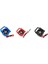 Metal Soğutma Fanı Motoru Isı Emici LED Işık ile 1/8 Kızak Rc Araba Yükseltmeleri Parçaları Aksesuarları, Mavi (Yurt Dışından) 2