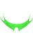 Motosiklet Winglet Front Fairing Spoiler Aerodinamik Kanat Yeşil (Yurt Dışından) 2