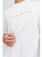 Erkek Jjestar Bisiklet Yaka Baskılı T-Shirt 12234746 Beyaz 4