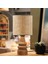 Natural Doğal Bambu Hazeran Rattan Başlık Ahşap Abajur Ayd-3674 1