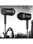 Aux Jack Girişli Tüm Cep Telefonlarına Uyumlu Universal Siyah Mikrofonlu Kablolu Kulak Içi Kulaklık 4