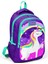 Kids Mor Su Yeşili Unicorn Desenli Usb'li 3’lü Okul Çanta Seti SET0123415 2