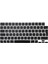 Macbook Air 15 Inç A2941 M2 Max 2023 A3114 M3 2024 A3241 M4 2025 Türkçe Q Silikon Klavye Koruyucu SİYAH 1