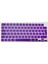 Macbook Air 15 Inç A2941 M2 Max 2023 A3114 M3 2024 A3241 M4 2025 Türkçe Q Silikon Klavye Koruyucu MOR 2