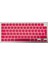 Macbook Air 15 Inç A2941 M2 Max 2023 A3114 M3 2024 A3241 M4 2025 Türkçe Q Silikon Klavye Koruyucu KOYU PEMBE 1