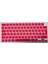 Macbook Air 15 Inç A2941 M2 Max 2023 A3114 M3 2024 A3241 M4 2025 Türkçe Q Silikon Klavye Koruyucu KOYU PEMBE 2