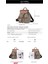 Moda Houndstooth Bayan Sırt Çantası Basit Bayan Sırt Çantası (Yurt Dışından) 5