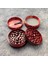 55 Mm. Kırmızı Baharat Tütün Herbal Öğütücüsü Parçalayıcı RC84KR 2