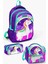 Kids Mor Su Yeşili Unicorn Desenli 3’lü Okul Çanta Seti SET0114376 1