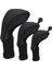 3 Adet Golf 5 Woods Sürücü Headcover Mil Koruyucu Siyah (Yurt Dışından) 1