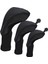 3 Adet Golf 5 Woods Sürücü Headcover Mil Koruyucu Siyah (Yurt Dışından) 3