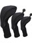 3 Adet Golf 5 Woods Sürücü Headcover Mil Koruyucu Siyah (Yurt Dışından) 5