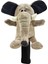 Karikatür Peluş Peluş Golf Kulübü Headcover Ahşap Sürücü Kafa Kapağı Koruyucu Kol Fili (Yurt Dışından) 2