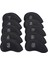 10 Adet/pack Featy Golf Demir Kapakları Set Golf Demir Kafa Kapakları Set Koruyucu Siyah (Yurt Dışından) 2