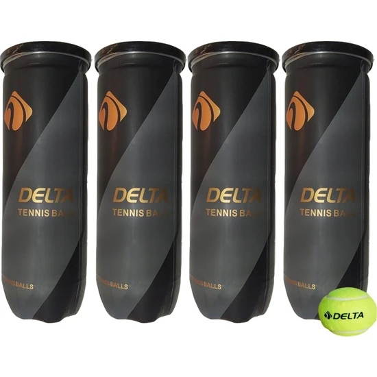 Delta Expert Seviye Özel Vakumlu Tüpte 12 Adet Dura-Strong Tenis Maç Topu