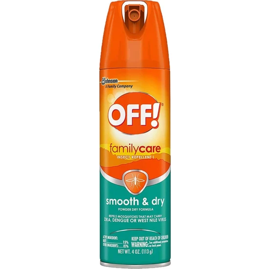 Off Family Care Smooth & Dry Sivrisinek ve Böcek Kovucu Sprey 113GR