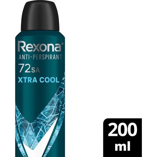 Rexona Men Erkek Sprey Deodorant Xtra Cool 72 Saat Kesintisiz Üstün Koruma 200 ml