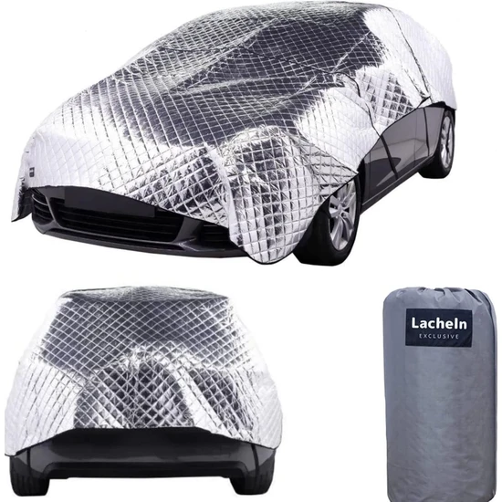 Lacheln 4 Katlı Deluxe Serisi Sedan Modeli Dolu & Güneş Için Koruma Örtüsü Dolusavar Hullcar Örtü Darbe Emici Koruyucu Araba Brandası