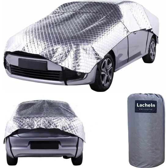 Lacheln 4 Katlı Deluxe Serisi Hatchback Modeli Dolu & Güneş Için Koruma Örtüsü Dolusavar Hullcar Örtü Darbe Emici Koruyucu Araba Brandası