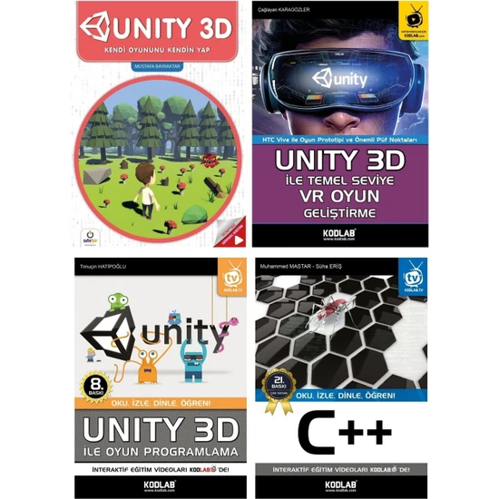 Kodlab Yayınları Unity 3D Eğitim Seti