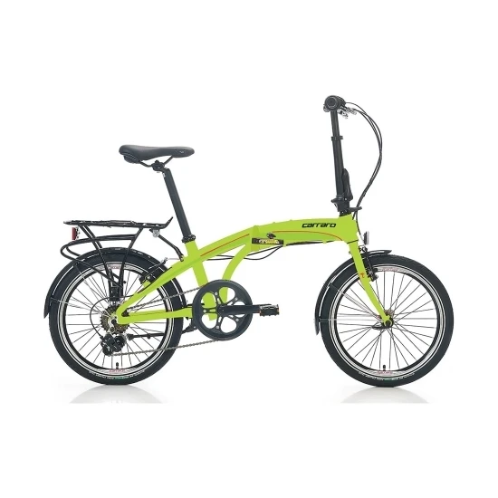 Carraro Flexi 106 Full Shimano Katlanır Bisiklet Metalik Lime