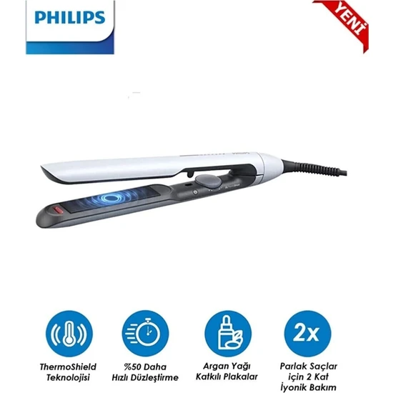 Philips Saç Düzleştirici - Iyonik Bakım ile 2 Kat Parlak Saç Düzleştirici
