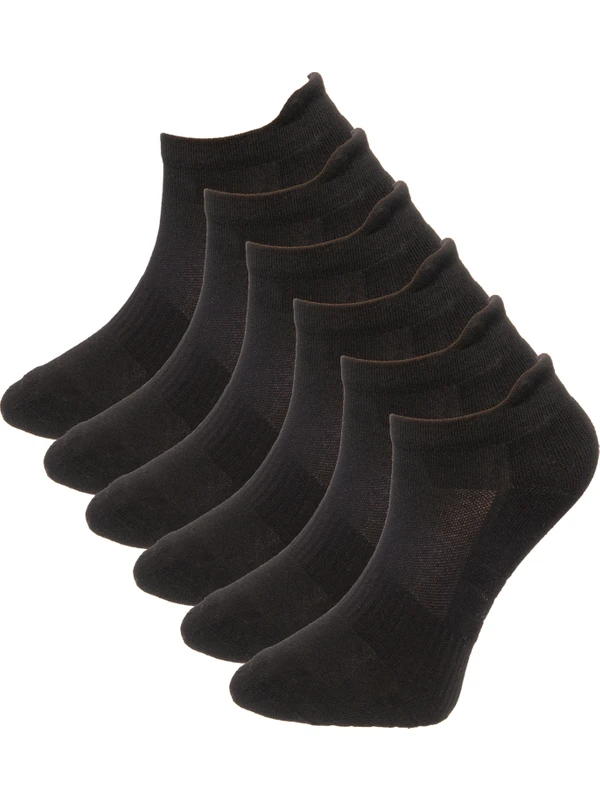 Durasocks Erkek-Kadın Havlu Patik Spor Çorap, Antibacterial , Esnek, Dikişsiz Premium Çorap (6 Çift)