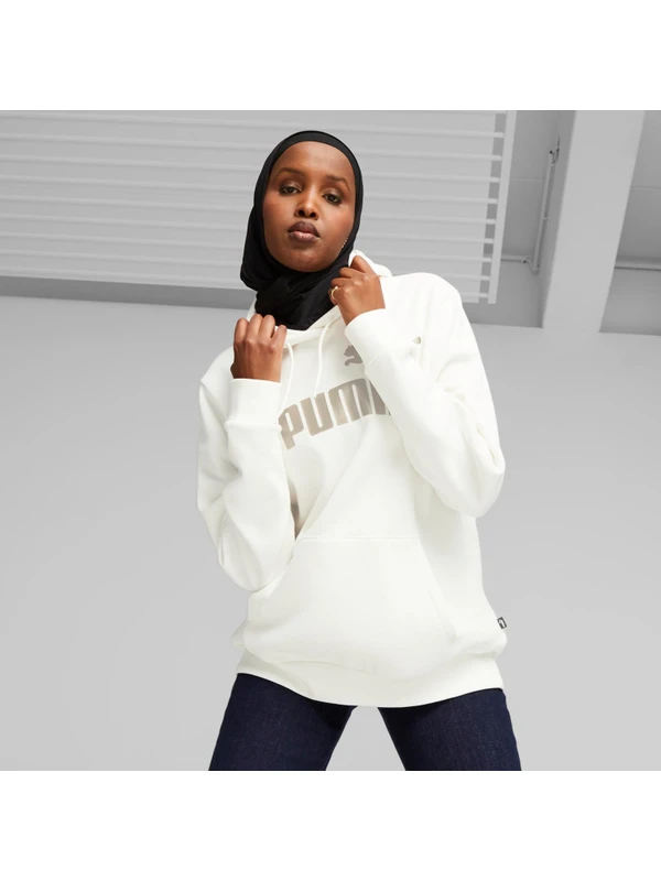 Puma Ess+ Metallic Logo Kadın Sweatshirt 84995862