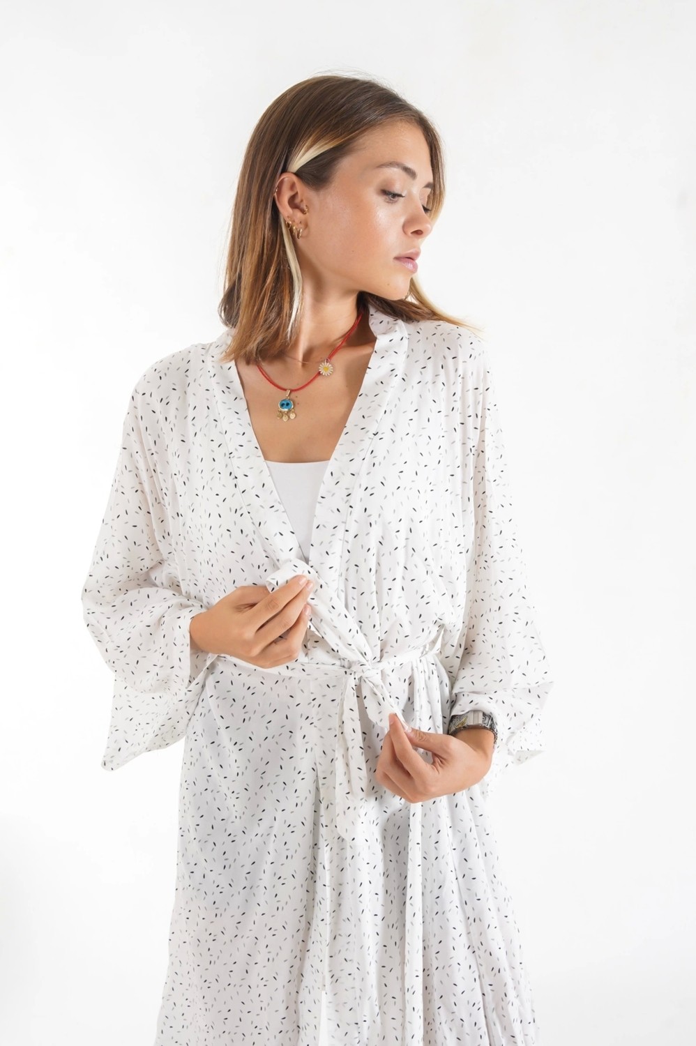 EFW Jenny Beyaz Kadın Kimono görsel 4