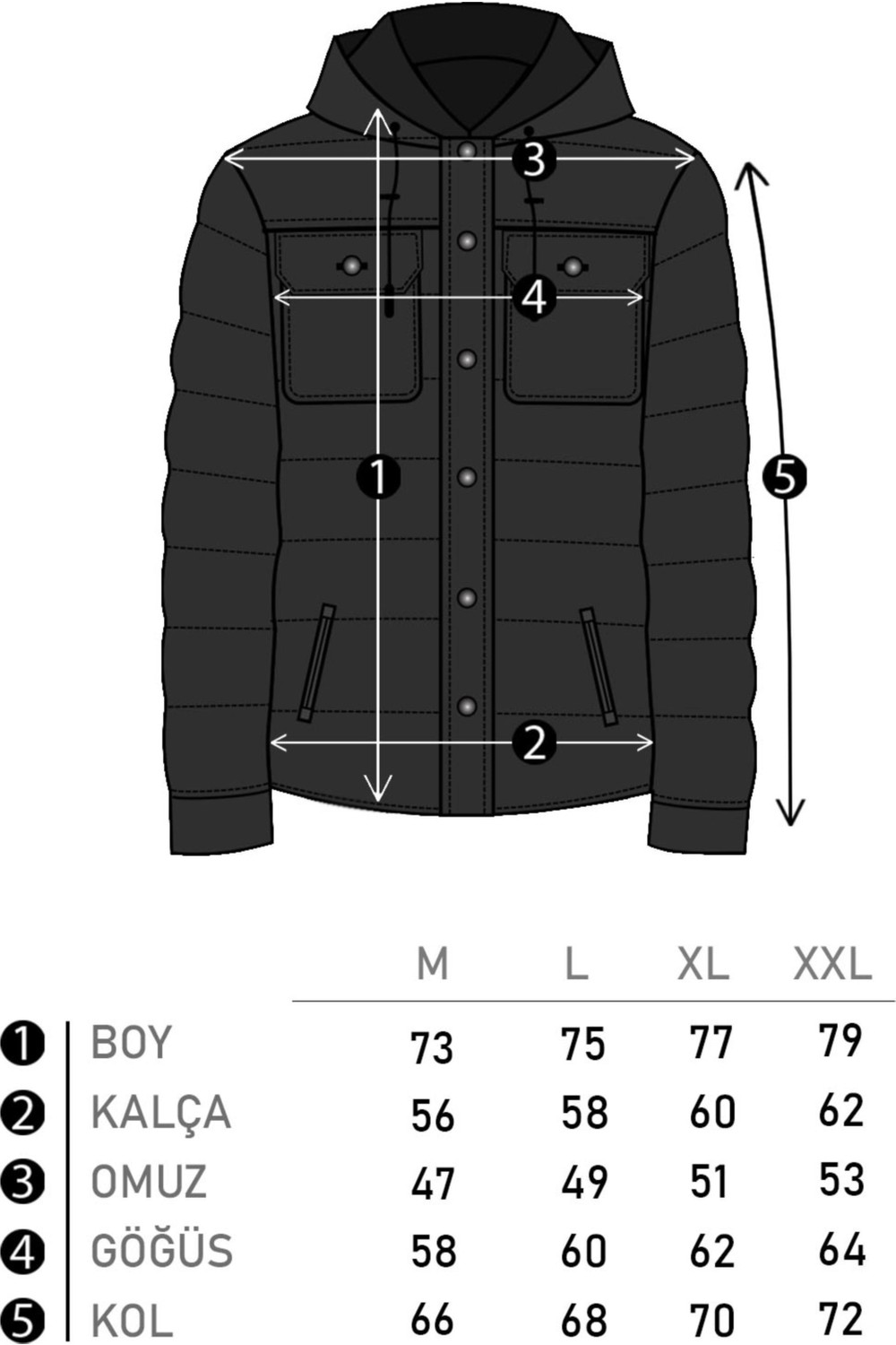 Stil Kombin Içi Kürklü Kaban Mont Bl 1506 görsel 5