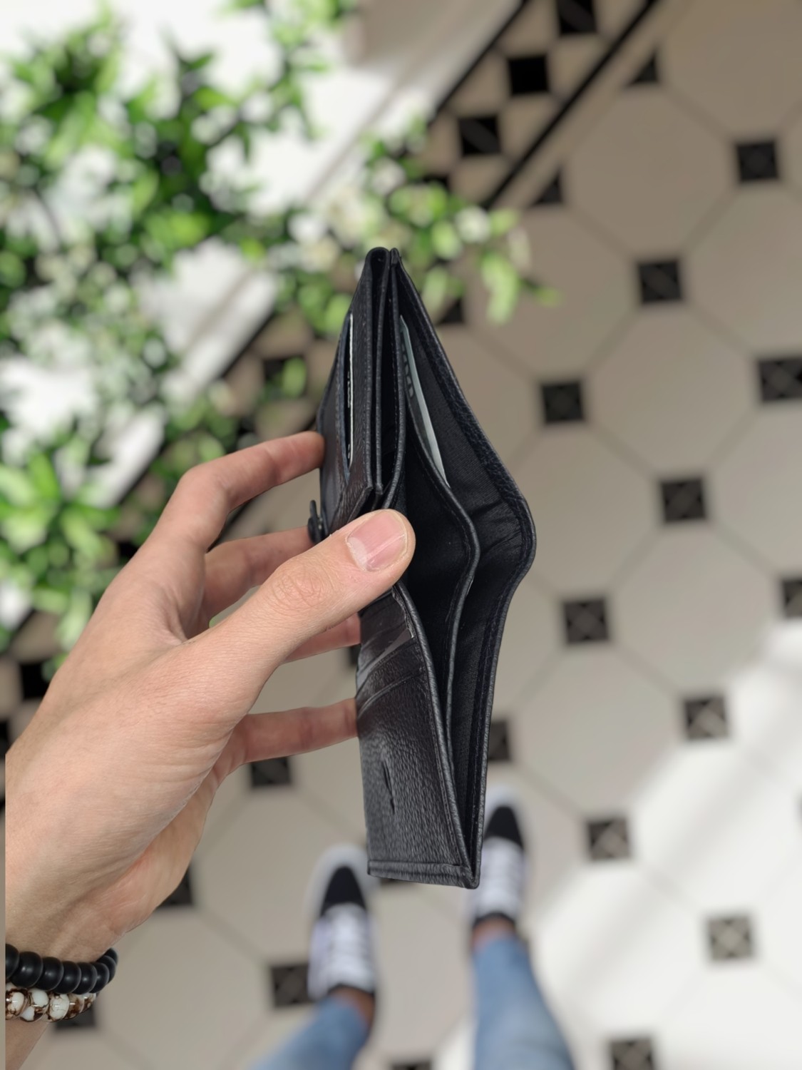 Visso Leather Visso 114 Hakiki Deri Kimlik Bölmeli Fermuarlı Isme Kişiye Özel Cüzdan Çanta görsel 3