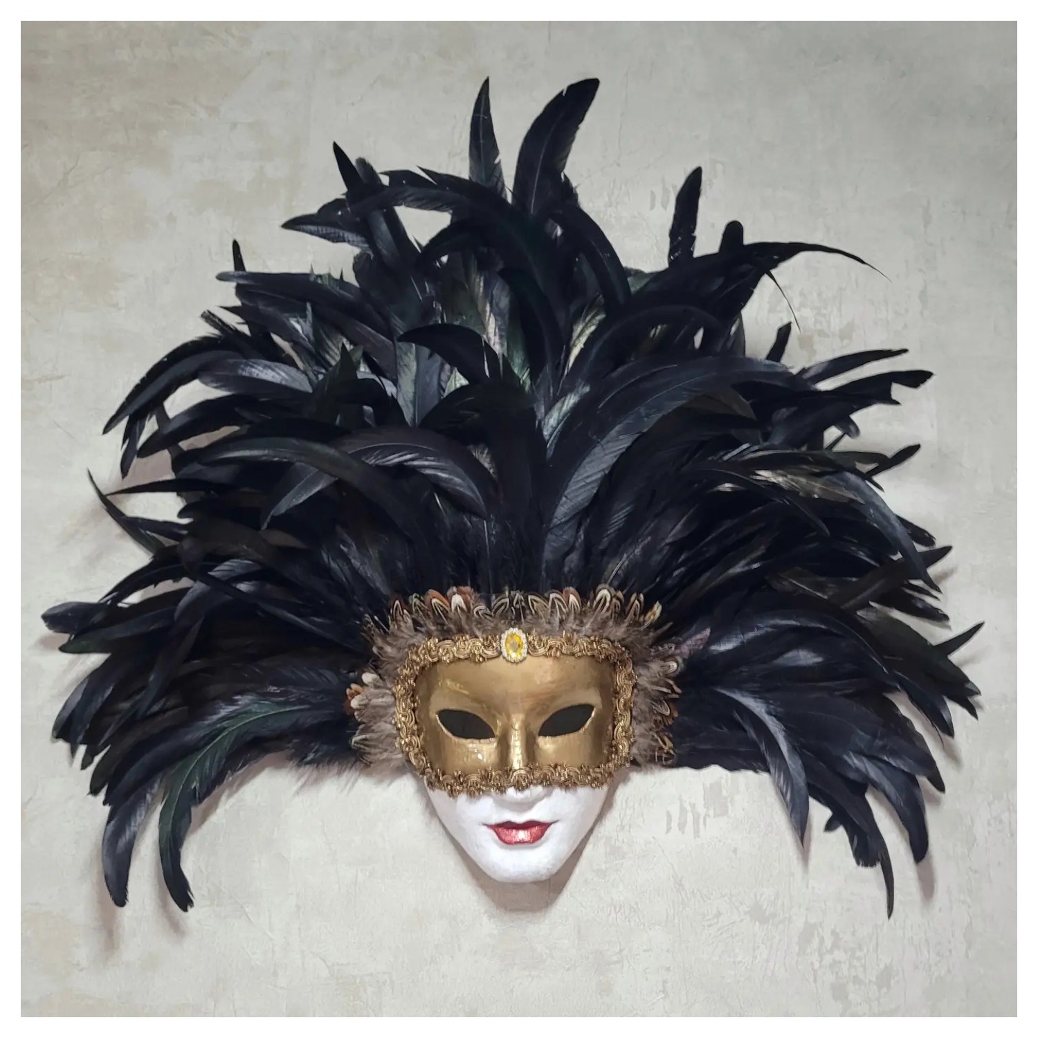 Venemask Eyes Wide Shut Mandy Tüylü Venedik Maskesi Fiyatı