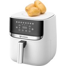 Yasomi Y55  Tartı Özellikli Airfryer Fritöz