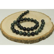 Yaşam Tohumu Serpantin (Yılan) Taşı Yarım Dizi 10MM (18CM Uzunluğundadır)