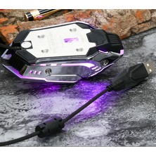 Habby USB Wired Gaming Mouse With Dpı Adjustable Matte Black With Sound (Yurt Dışından)